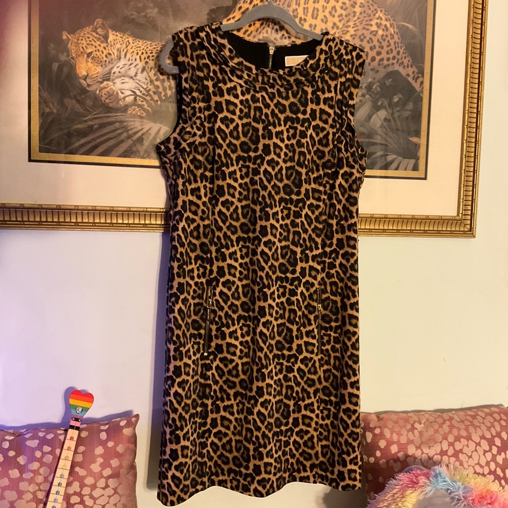 Michael Kors Leopard Print Dress